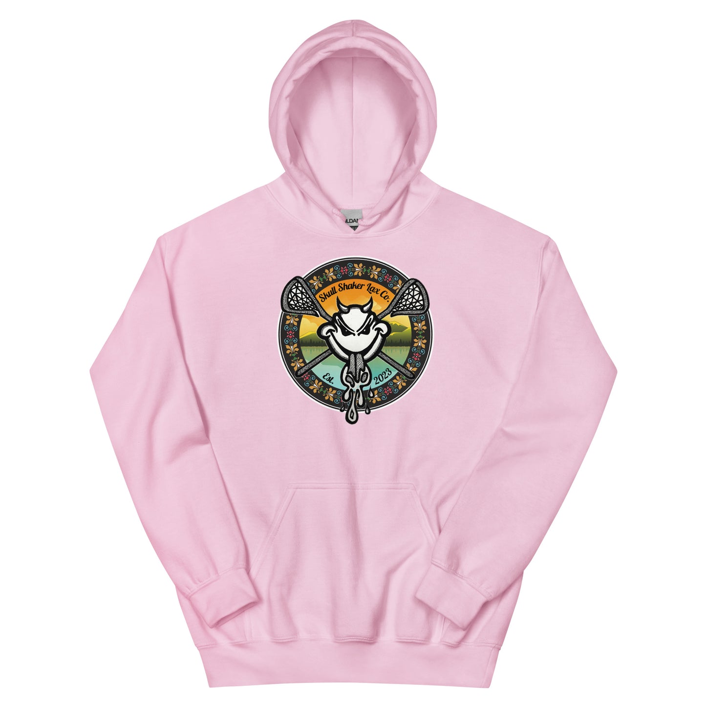 Lax Demon Flowers Unisexy Hoodie