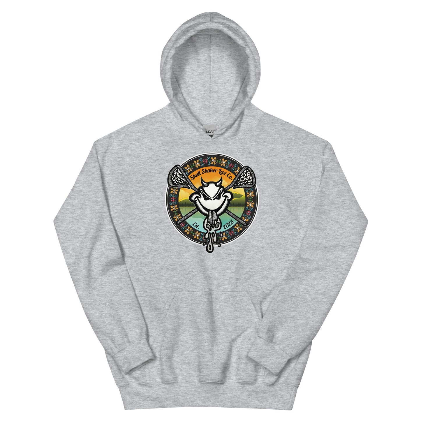 Lax Demon Flowers Unisexy Hoodie