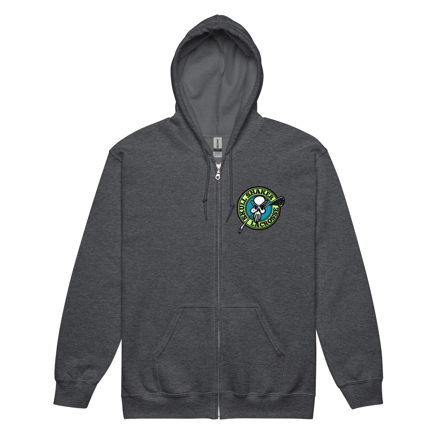 Skull Shaker Old Skool Lax Unisexy heavy blend zip hoodie