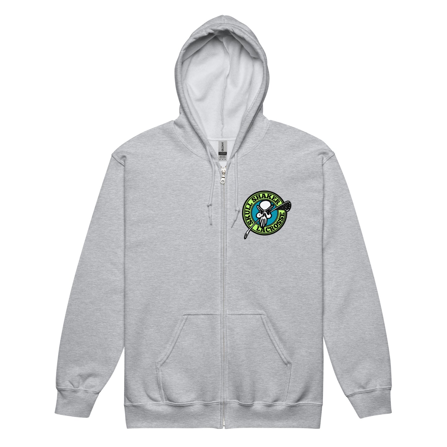 Skull Shaker Old Skool Lax Unisexy heavy blend zip hoodie