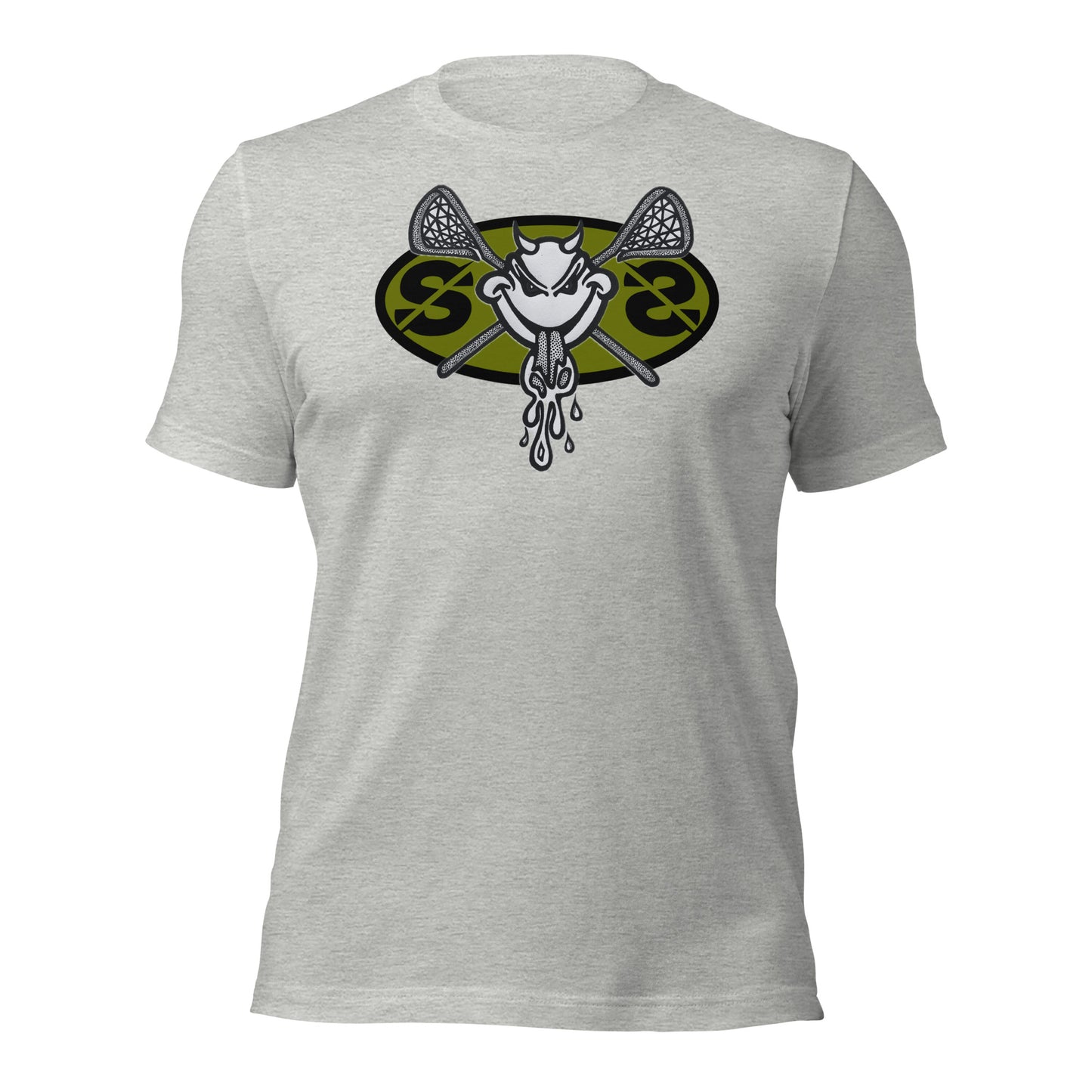 Lax Demon Green Unisexy T-shirt