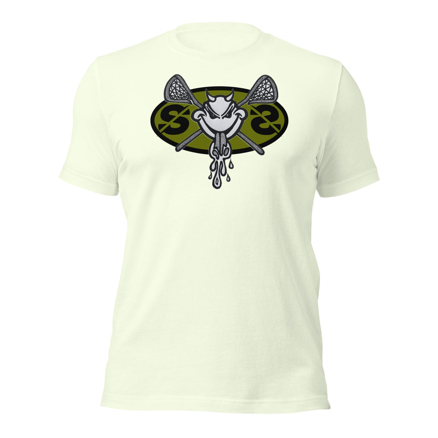 Lax Demon Green Unisexy T-shirt