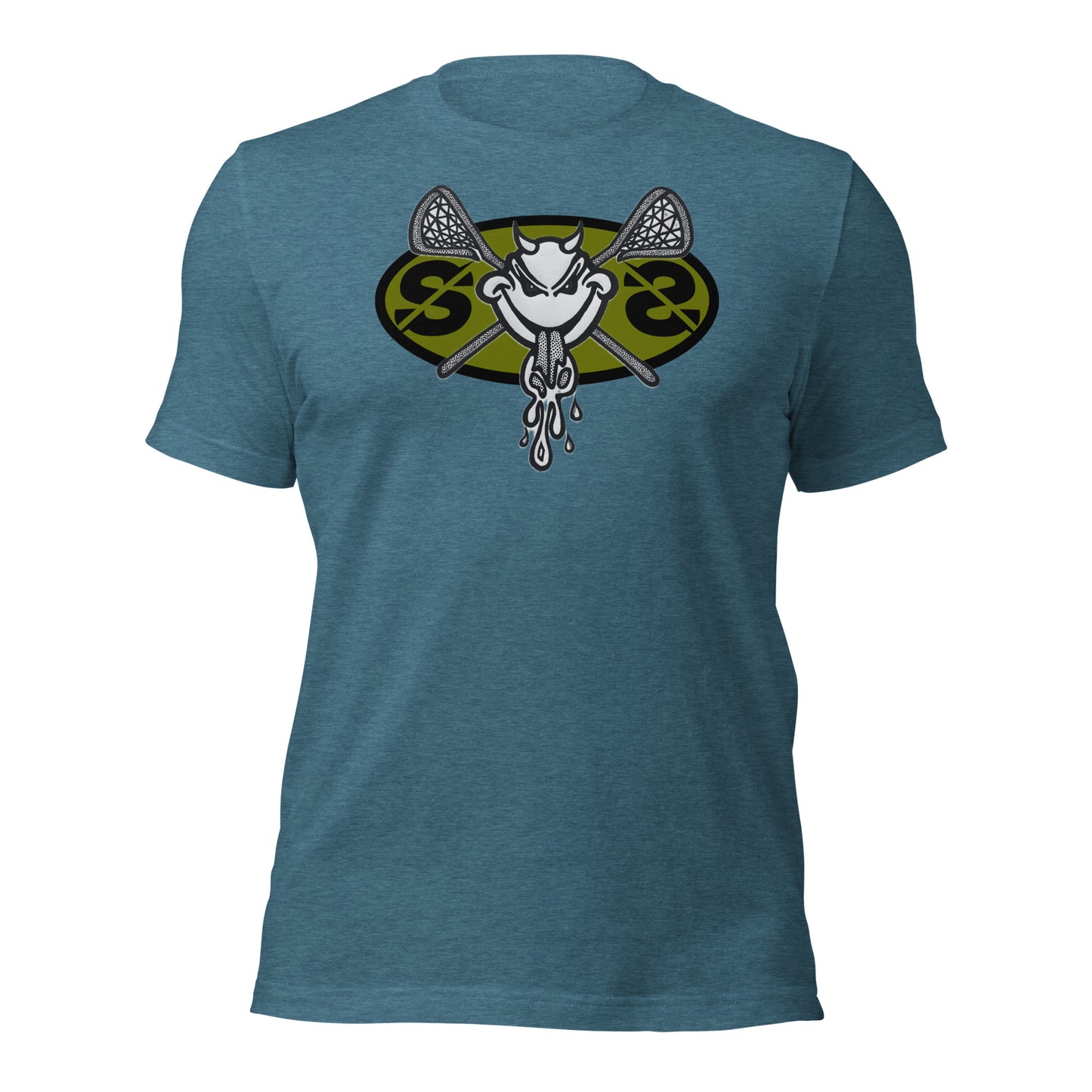 Lax Demon Green Unisexy T-shirt