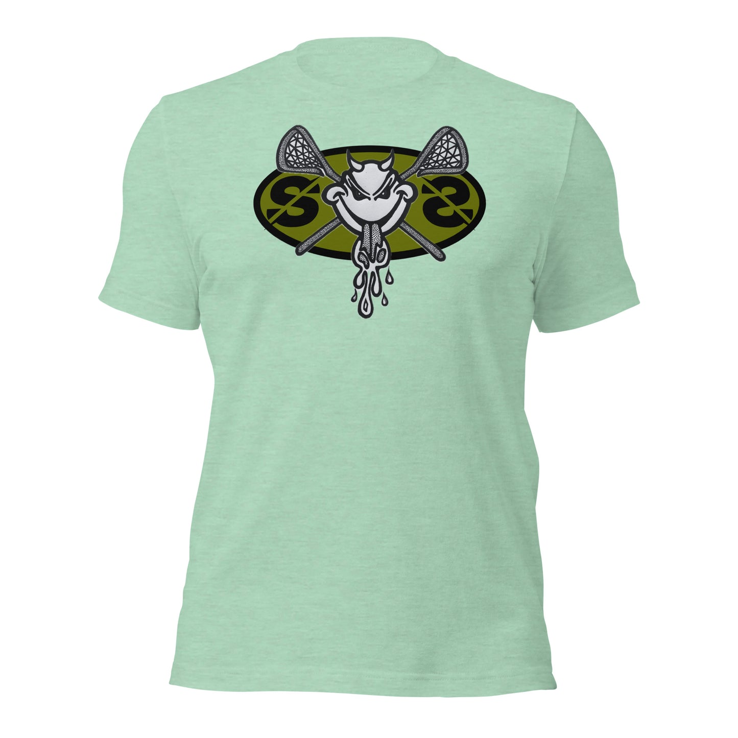 Lax Demon Green Unisexy T-shirt