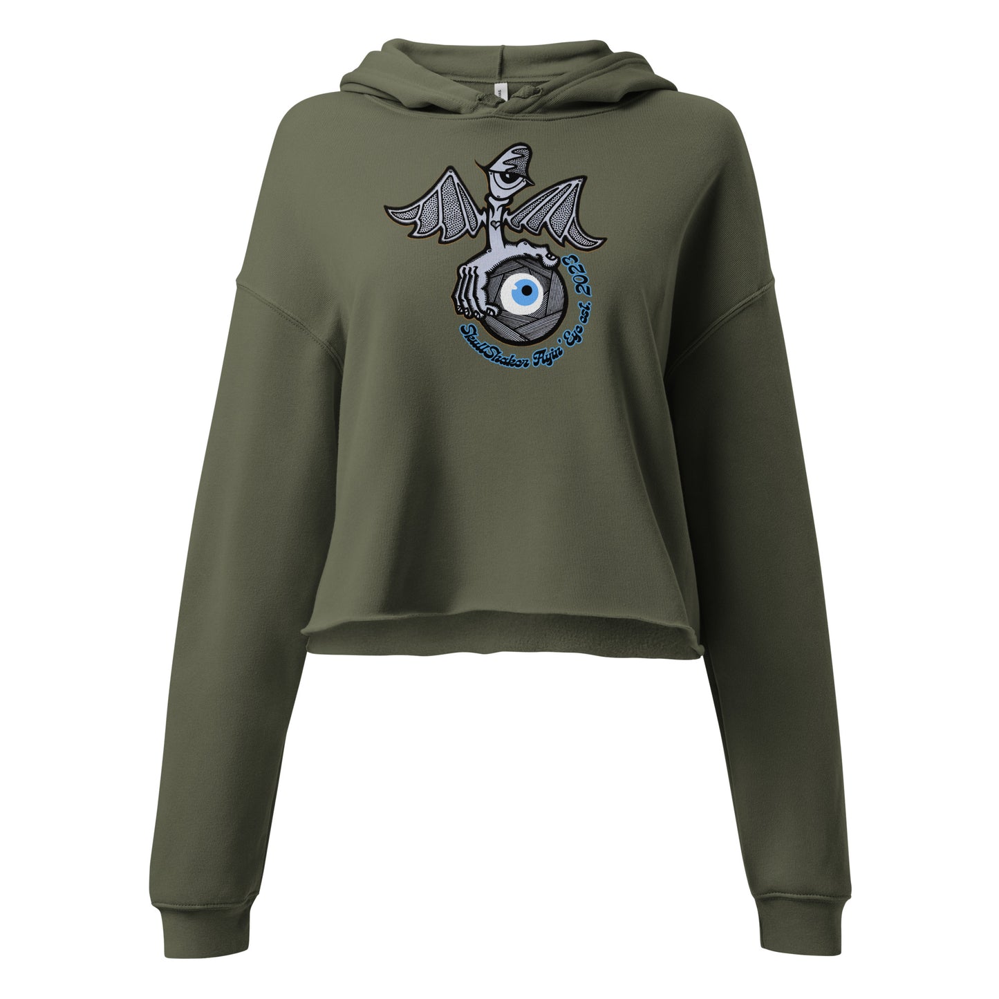 Flyin' Eye Crop Hoodie