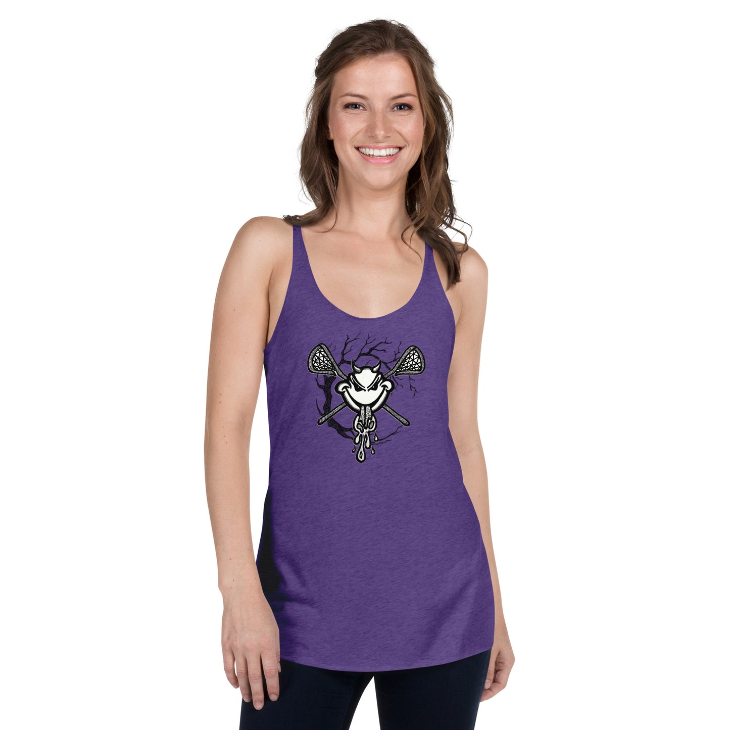 Lax Demoness Women's Racerback Tank