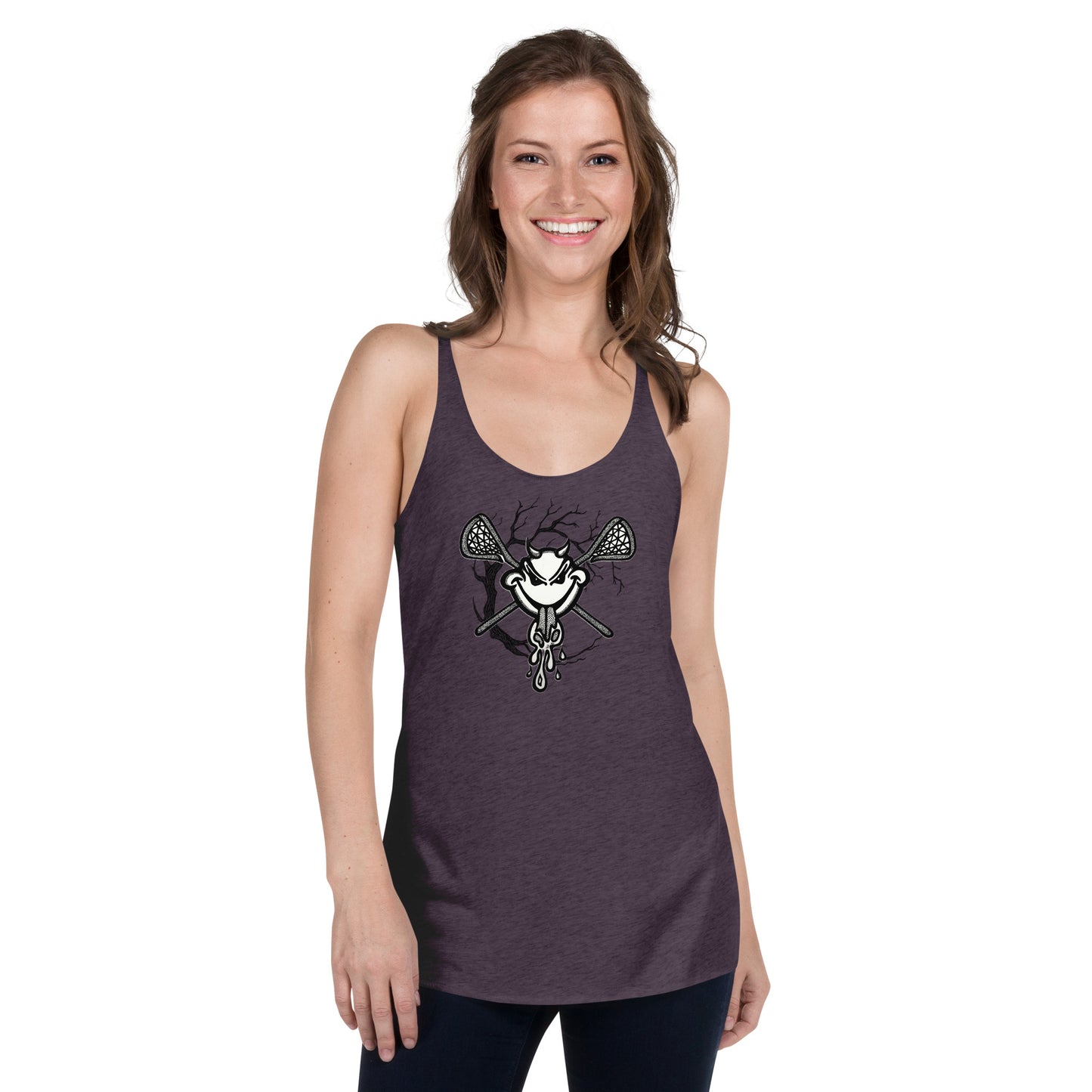 Lax Demoness Women's Racerback Tank