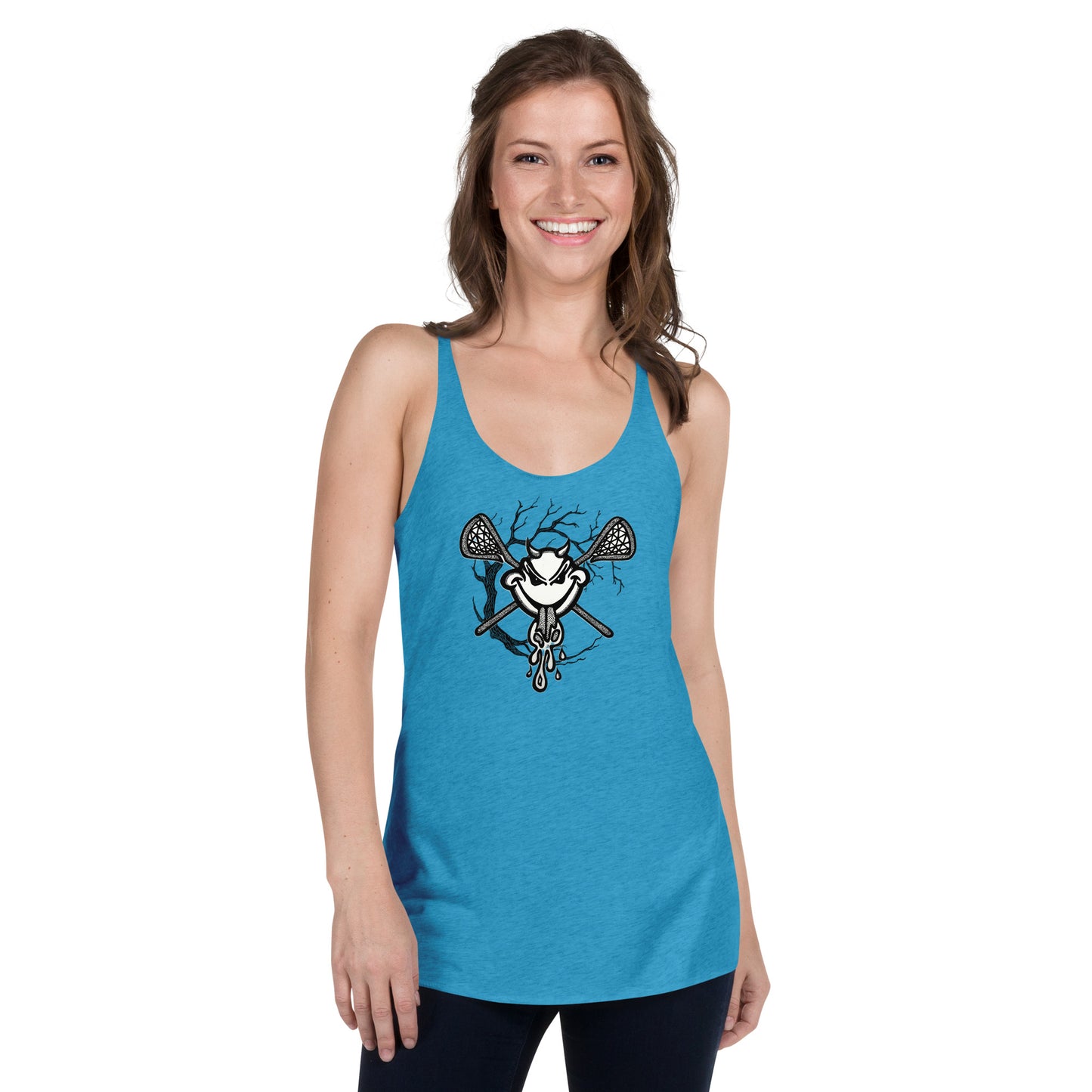 Lax Demoness Women's Racerback Tank